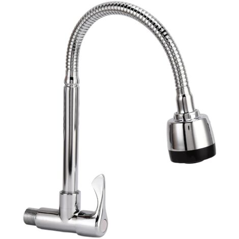 Robinets d'évier de Cuisine Bassin de Légumes Lave-Vaisselle Robinet de Cuisine Antirouille Universel Spin 360 Degrés Robinet d'évier de Salle de Bain Antirouille Lavage de