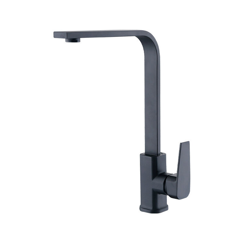 Largeight - Robinets d'évier de Cuisine Modernes Mitigeur Robinet à Bec pivotant Robinets rotatifs à 360 degrés à Levier Unique, Robinets à Cascade