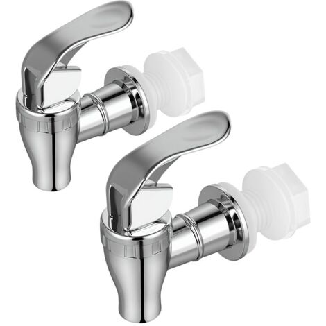 Robinets Distributeurs de Boissons, Lot de 2 ABS Robinets Fontaine, Remplacement de Robinet de Distributeur, Robinet Distributeur Boisson pour Eau, Vin, Bière, Jus