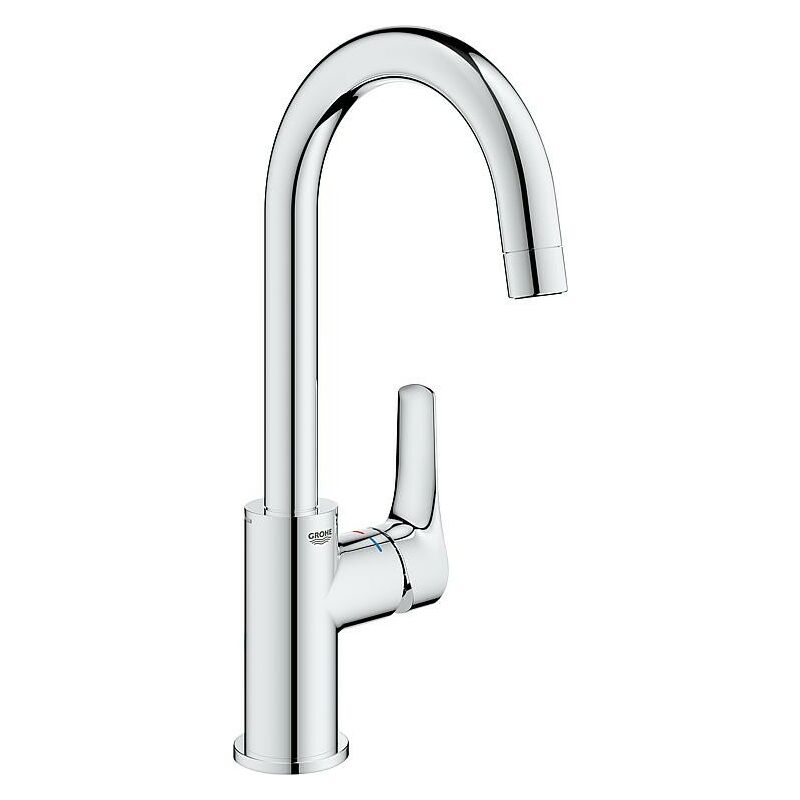 Grohe - Mitigeur de lavabo Eurosmart L-Size, déport 140 mm, chromé, avec écoulement Push-Open