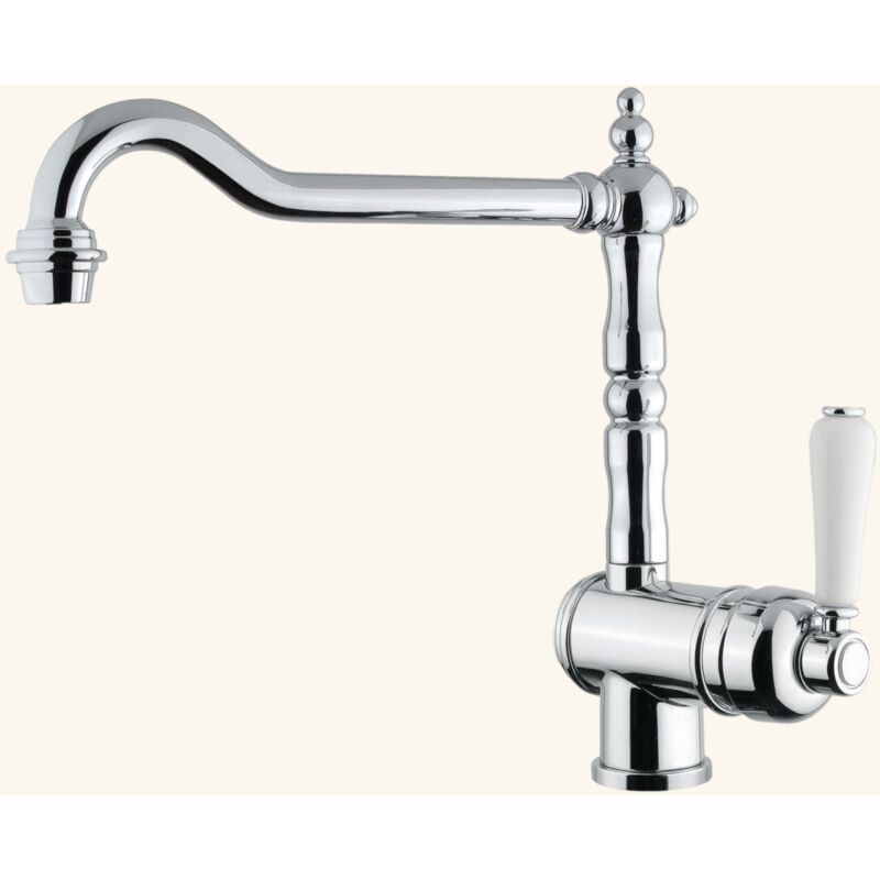 Cuisissimo - Robinet cuisine vintage chromé marius