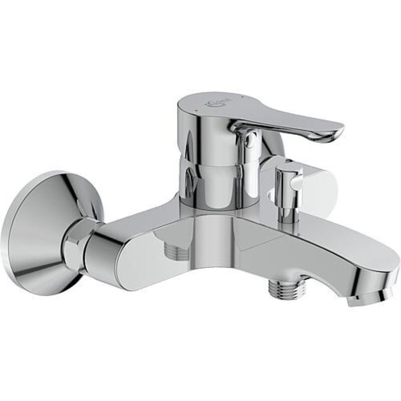 Ideal Standard Alpha - Mitigeur de baignoire, montage mural, chrome BC654AA