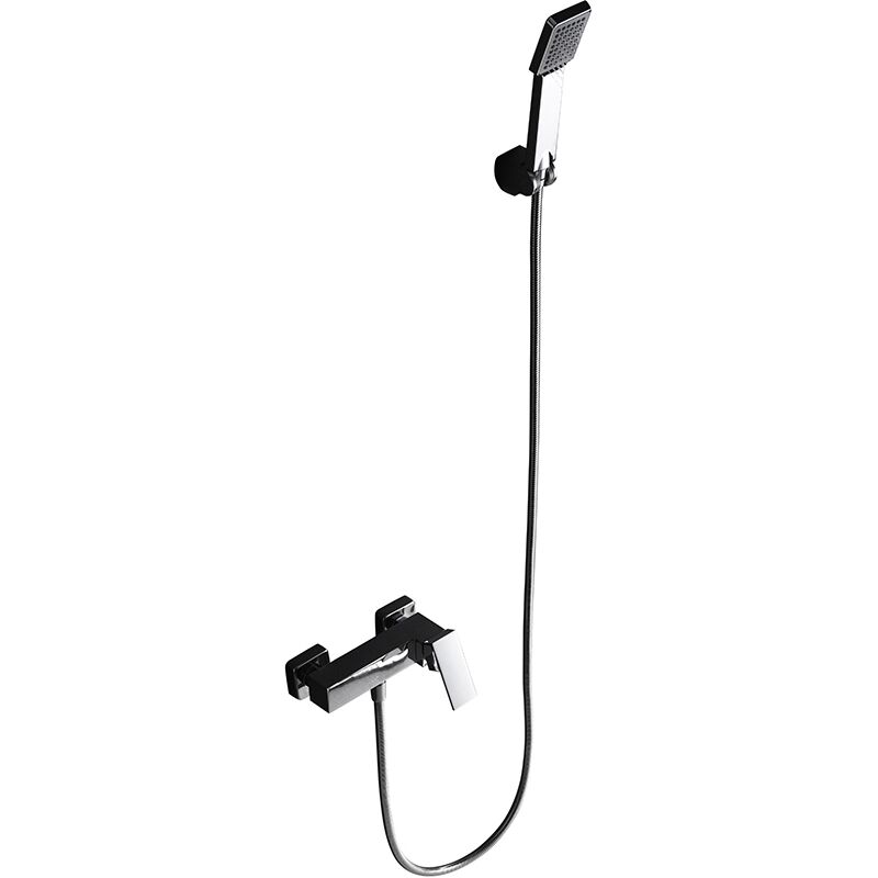 Robinetterie de douche monotrou Modèle valencia Installation encastrée dans le mur Finition chrome [ Imex