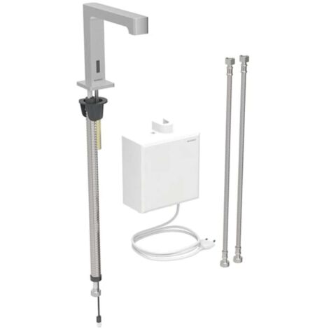 Robinetterie de lavabo Geberit Brenta, saillie 195mm, avec