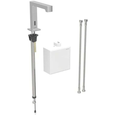 Robinetterie de lavabo Geberit Brenta, saillie 195mm, avec