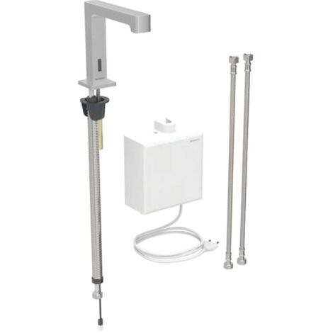 Robinetterie de lavabo Geberit Brenta, saillie 195mm, avec