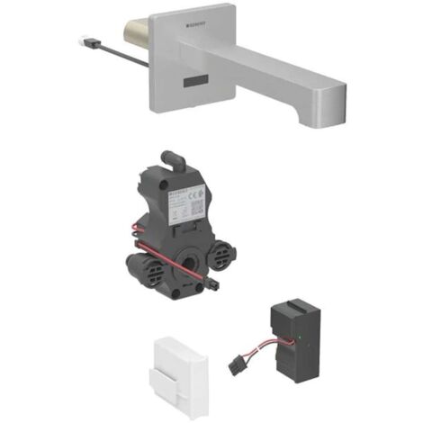 Robinetterie de lavabo Geberit Brenta, saillie 220mm, sans