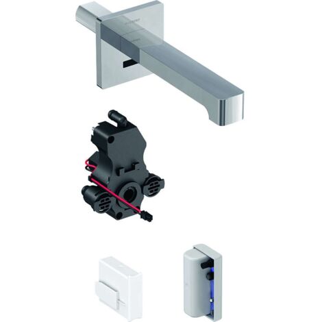 Robinetterie de lavabo Geberit Brenta, saillie 220mm, sans