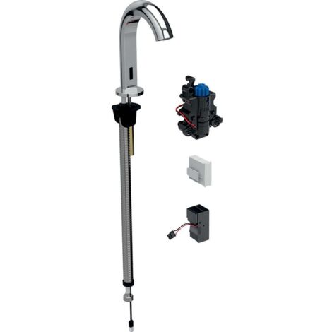 Robinetterie de lavabo Geberit Piave, saillie 167mm, alimentation