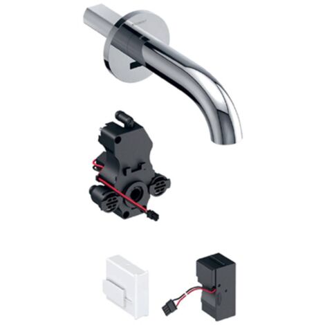 Robinetterie de lavabo Geberit Piave, saillie 170mm, avec