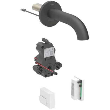 Robinetterie de lavabo Geberit Piave, saillie 170mm, avec