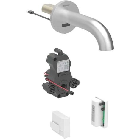 Robinetterie de lavabo Geberit Piave, saillie 170mm, sans