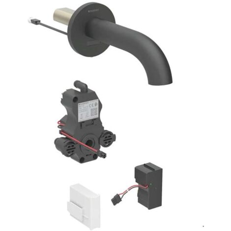Robinetterie de lavabo Geberit Piave, saillie 170mm, sans