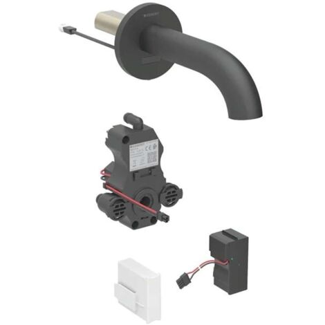 Robinetterie de lavabo Geberit Piave, saillie 220mm, sans