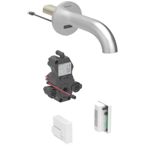 Robinetterie de lavabo Geberit Piave, saillie 220mm, sans