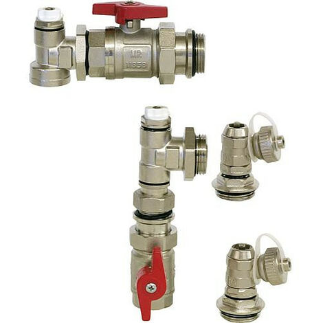 Robinetterie de raccord WS Type V-E 3/4" vertical avec vidage