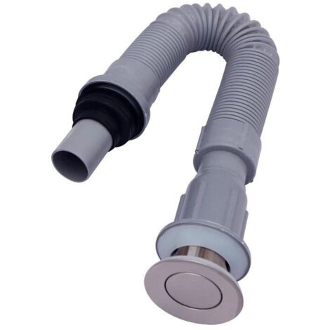 Robinetterie de salle de bains, vasque, lavabo, tuyau de descente intégré, joints en S en plastique, tuyau de descente