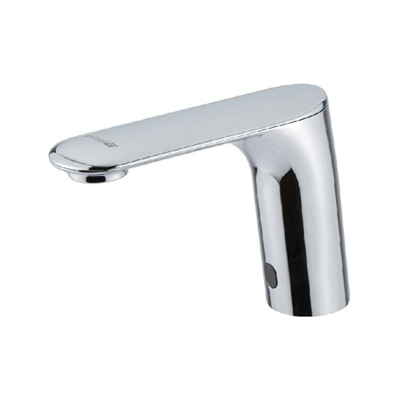 Idral - Robinetterie électronique de lavabo avec alimentation 230V avec pré-mélangeur thermostatique série otto 500.10/RPT Chromé