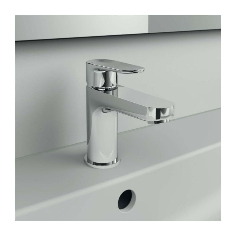 Cerafine o mitigeur lavabo BC698AA H80, avec garniture de vidage , chromé - Ideal Standard