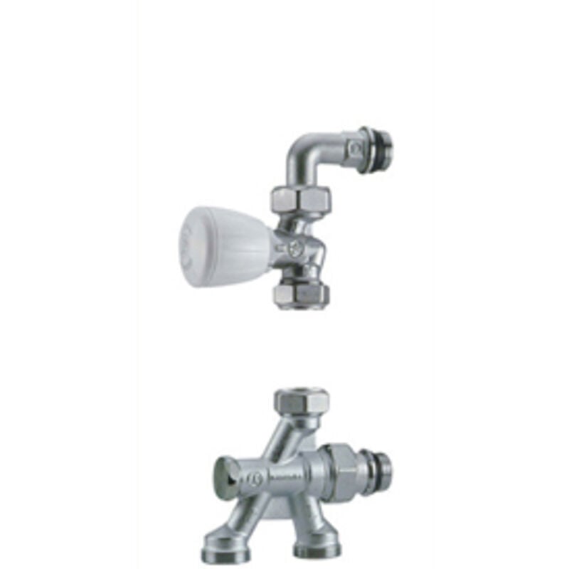 Giacomini - Robinet de radiateur monotube équerre 1/2 D16 R436IX043