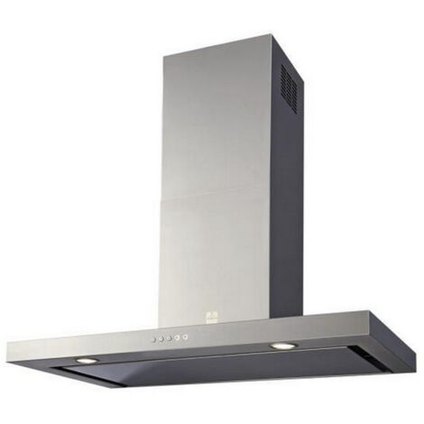 Roblin – Hotte décorative 898mm – Extraction 691 m³/h – Montage mural – Classe A – Niveau sonore 58 dB – Éclairage LED intégré - STELLA900INOX