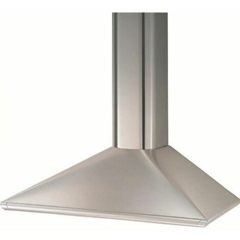ROBLIN Hotte Décorative pyramidale aspirante inox Largeur 90cm Débit d'air 570m3/h - Gris