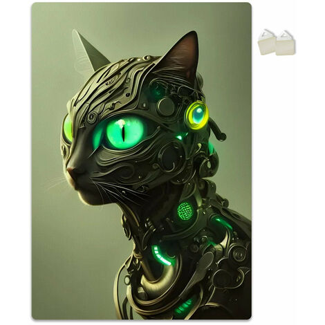 ROBOGATTO - POSTER in PVC da 3mm - Misura: 70x100 cm