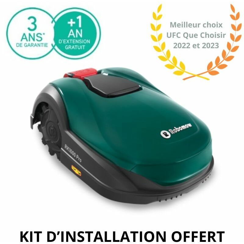 Robomow 22AKFAFB619 RK1000 Mähroboter Geeignet für Fläche max. 1000m²