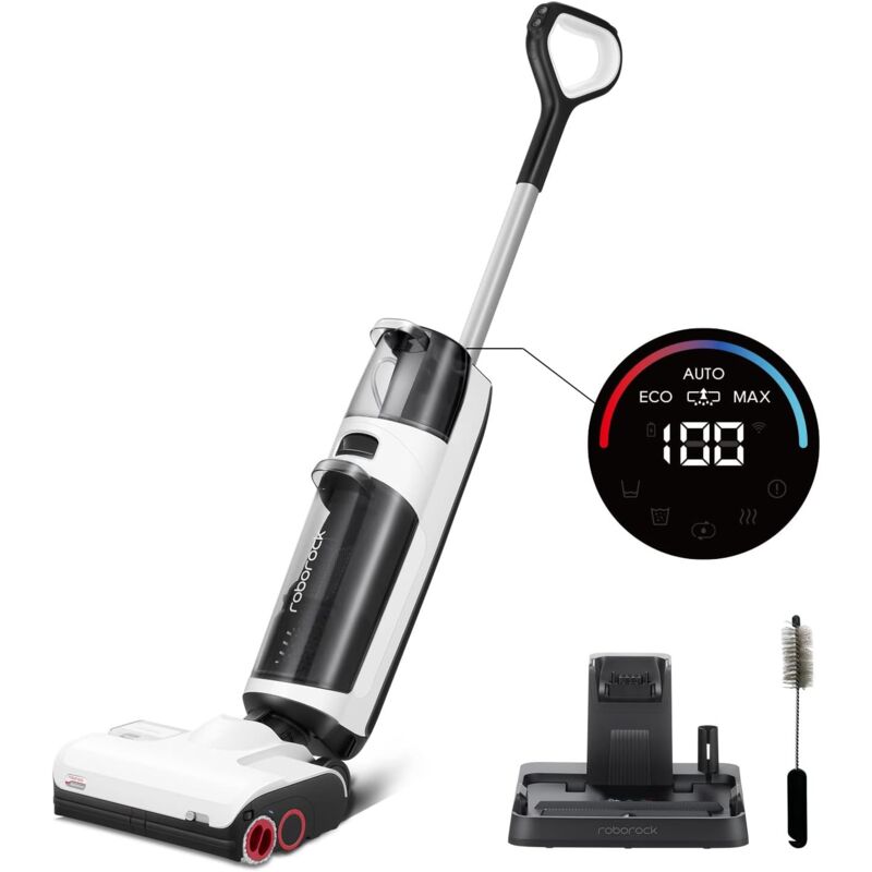 Dreame - Roborock Dyad Pro Aspirateur Eau et Poussiere sans Fil 17000pa Séchage & Nettoyage Automatique Nettoyeur Sec et Humide avec app, Réservoirs