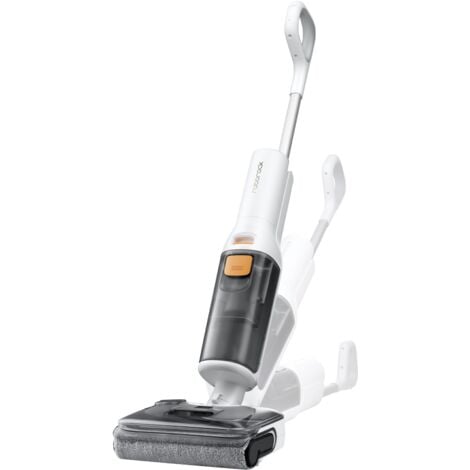 roborock F25 GT Aspirapolvere e Lavapavimenti Senza Filo con Lavaggio a 90°C, Auto-Pulizia e Asciugatura Automatica, Doppia Spazzola Rotante, Design Ultra-Piatto (180°), 20 kPa Aspirazione, Leggero