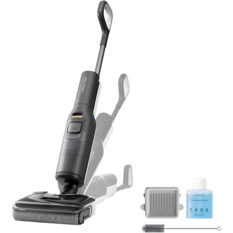 Roborock F25 LT Aspirateur intelligent sans fil pour sol sec et humide, 20 kPa, séchage à air chaud, autonettoyant, nettoyage des bords, réservoir d'eau de 870 ml, autonomie de 40 minutes.
