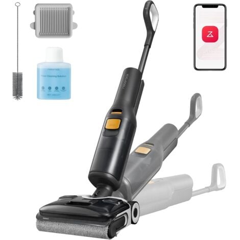Aspirateur Laveur roborock F25 XT( Nouvelle version du F25 ACE ) sans Fil 20 000 Pa, Tout-en-Un pour sols durs, zéro enchevêtrement, séchage Rapide à 90 °C, inclinable à 180°, Wifi & APP