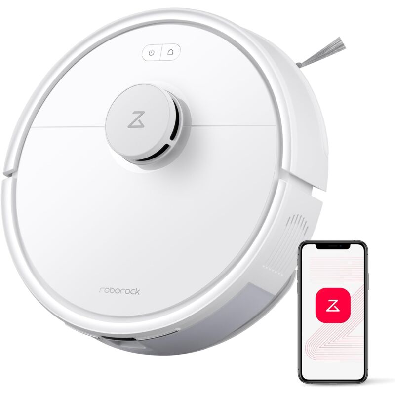 Roborock Q7 L5 Saugroboter, Dual Anti-tangle System, 8.000 Pa Hyperforce Saugkraft, Präzise Navigation, Smart No-go Zone, Einstiegsleistung, Perfekt