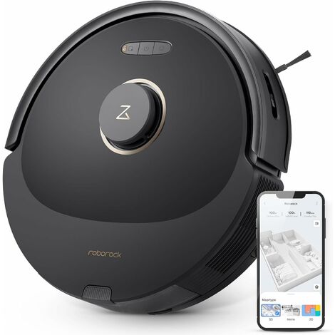 Roborock Q8 Max Robot Vacuum Cleaner with Dual Brushes, 5500 Pa Suction, No-Go Zones, Cleaning Along Floor Lines, 3D Drawing, Multi-Cleaning Levels, APP (Upgraded of Q7 Max)