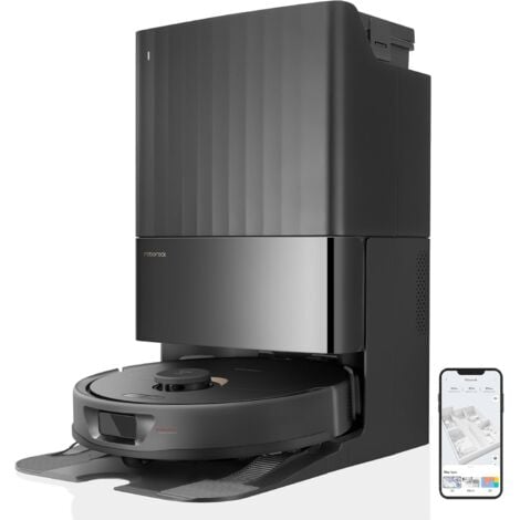 Roborock Qrevo Pro Saugroboter mit Wischfunktion&Hebarem Wischmopp, FlexiArm Design™ Kantenreinigung, 7.000 Pa, 60 °C Heißwasser-Moppwäsche, Individuelle Teppichstrategie