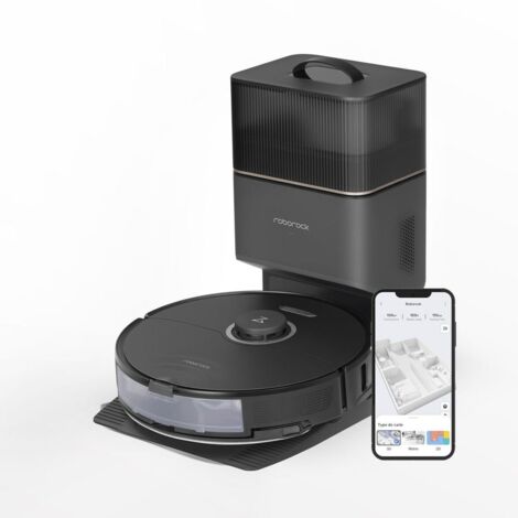 Roborock S8+ aspirapolvere robot 2,85 L Combi Nero