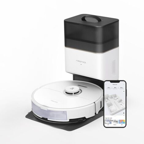 Roborock s8+ robotic cleaner white