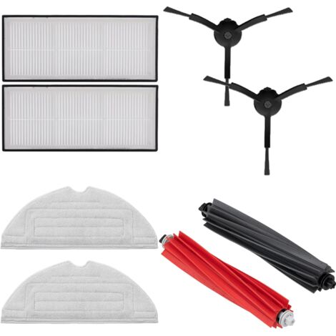 Roborock S8/S8+/S8Pro Ultra/Q8 Max/Q8 Max+/Q5 Pro Sweeping Robot Sweeping Robot Sweeping Robot Accessories 1 Pair of Double Roller Main Brushes, 2 Cloths, 2 Filters, 2 Side Brushes