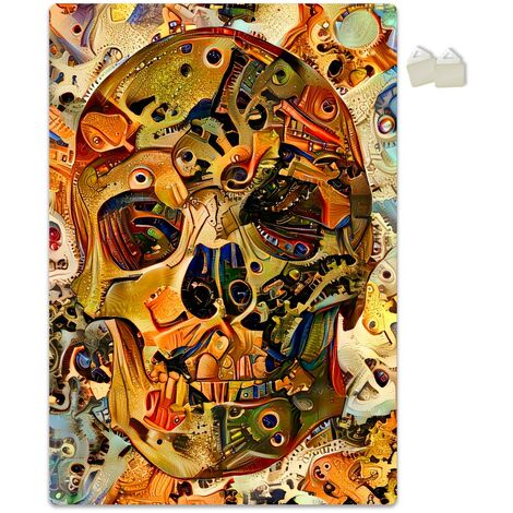 ROBOSKULL - POSTER in PVC da 3mm - Misura: 70x100 cm