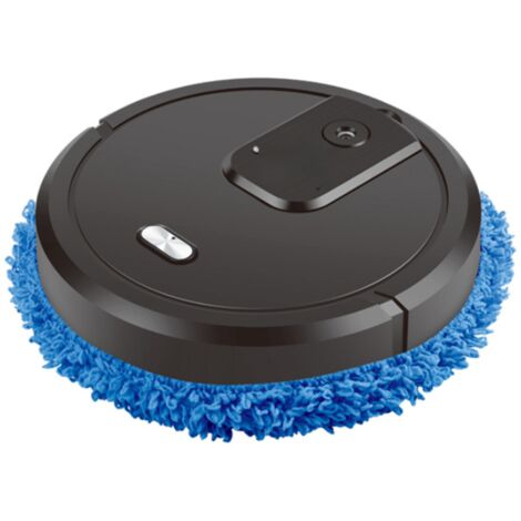 Robot aspirador 3 en 1: limpieza en seco y húmedo, humidificación, carga USB (negro)