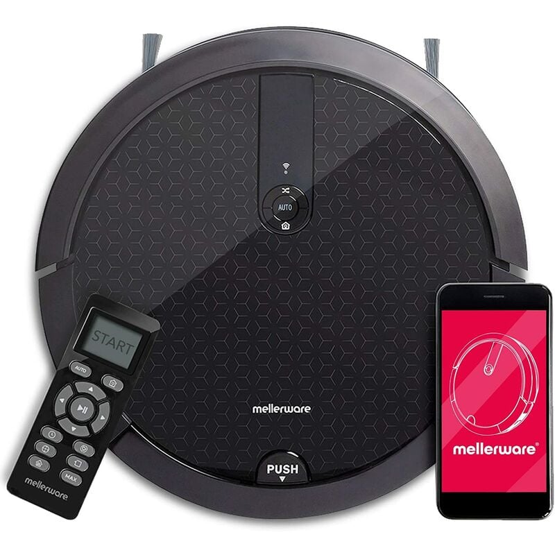 

Robot Aspirador Tidy! Gyro Black. 4en1 - Mellerware