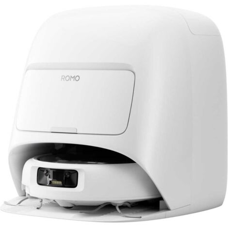 Robot aspirapolvere lavapavimenti DJI ROMO A 25 000 Pa Bianco/Trasparente 260 ml