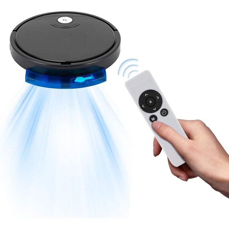 Gojoy - Robot aspirateur 3 en 1, avec puissance d'aspiration de 1800 Pa, 3 méthodes de contrôle (télécommande/application/bouton), longue durée de