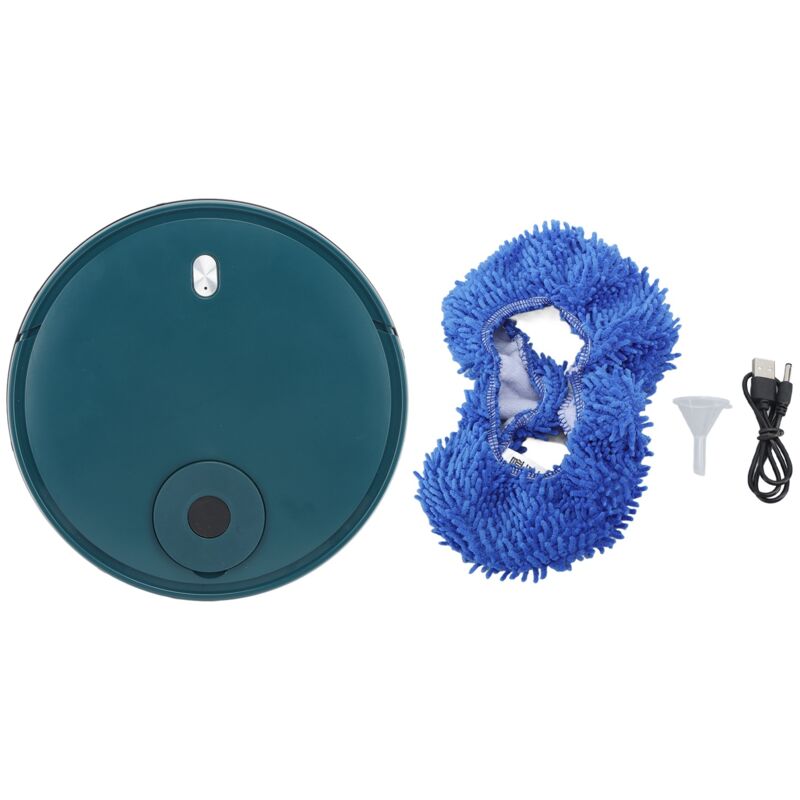 Robot Aspirateur et Serpillière Combo Nettoyage Automatique Sol Humide/Sec Machine de Nettoyage Écologique