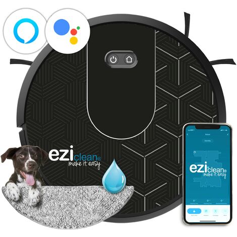 Robot aspirateur laveur connecté EZIclean® Aqua Xpert 3.0
