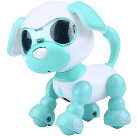 Robot Canin Intelligent pour Enfants - Jouet Éducatif Interactif avec Sons et LED, Cadeau Technologique (Vert)