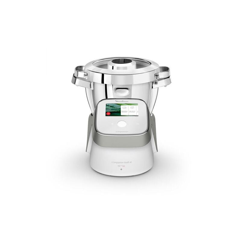 Moulinex - Robot cuiseur I-Companion Touch xl HF938E00 1550 w Blanc et Argent