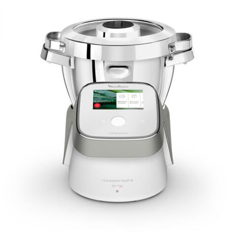 Robot cuiseur Moulinex I-Companion Touch XL HF938E00 1550 W Blanc et Argent