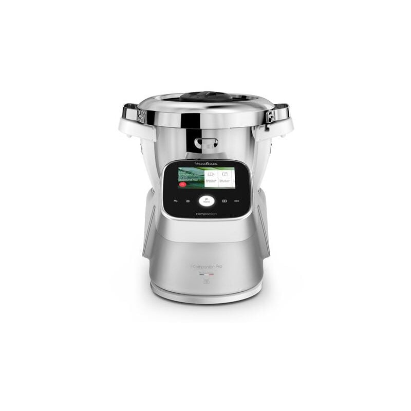 Moulinex - Robot cuiseur multifonction i-Companion Touch Pro HF93EC 1550 w Argent