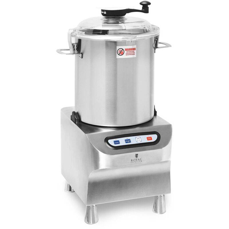 Royal Catering - Robot Culinaire Cutter De Cuisine Hachoir à Viande De Table Inox Cuve 18L 1500W